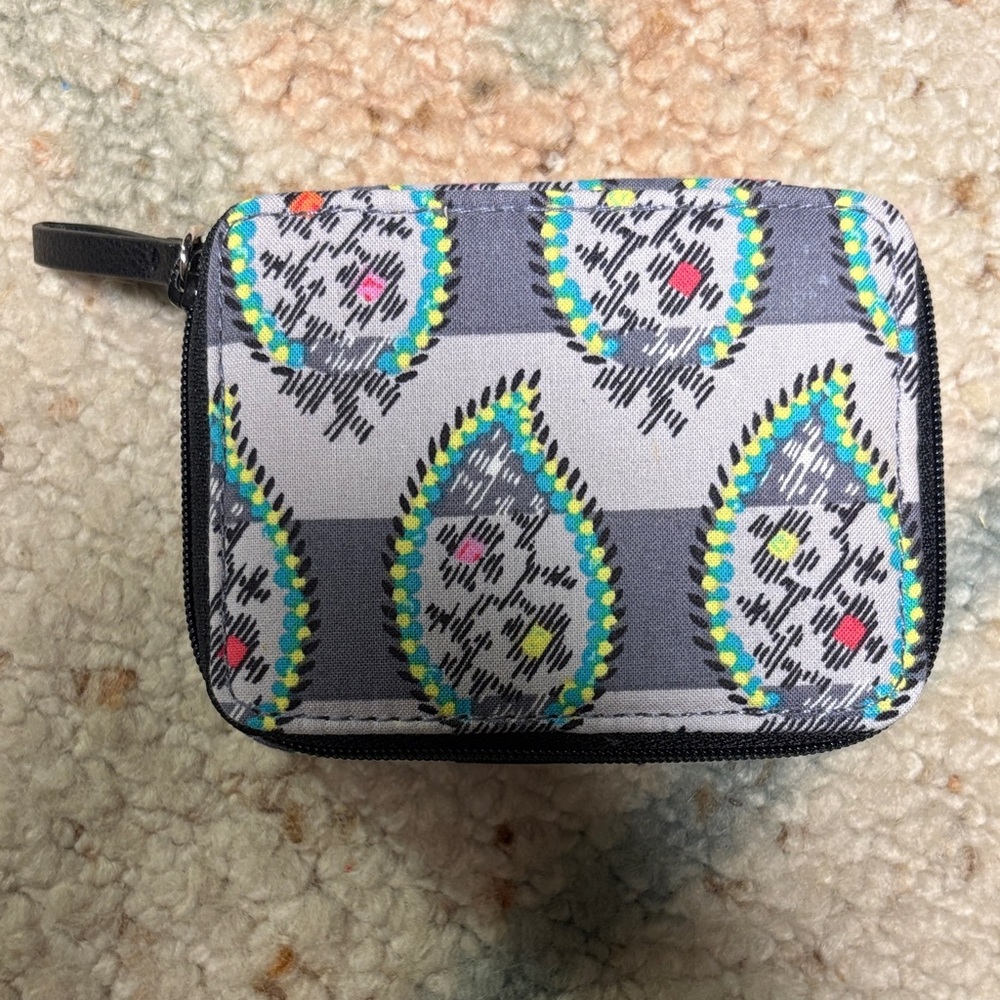 Vera Bradley Women's Pill Box in Paisley Stripes